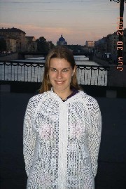 Daria in St Petersburg during white nights