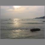 Patong beach near sunset