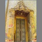 Decorated doors at the temple