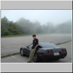 Vette in the fog