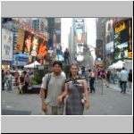 Times Square, theater crowd