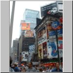 Manhattan rooftops seen from Times Square